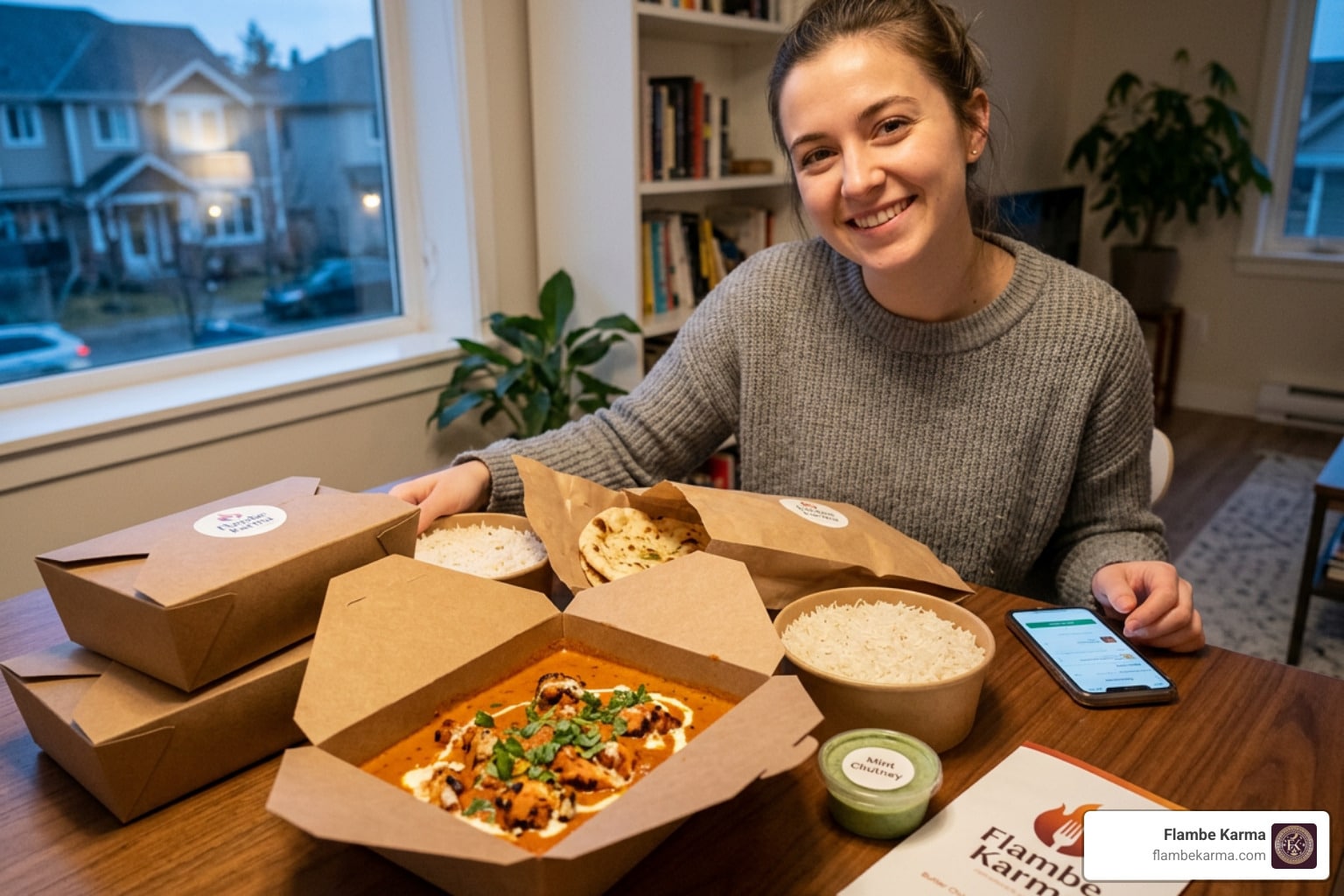 butter chicken home delivery near me