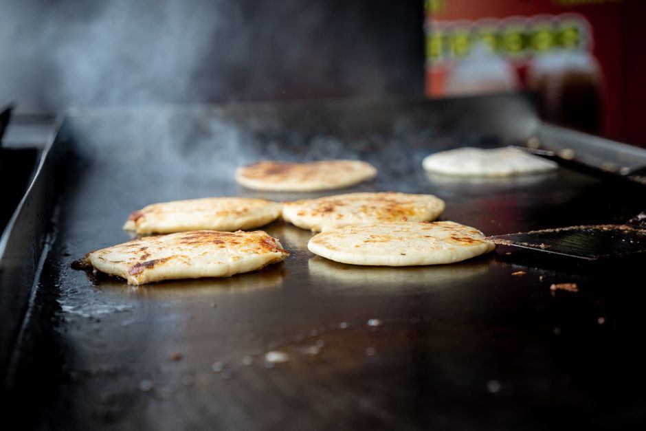 live dosa catering sizzling griddle fresh preparation South Indian cuisine