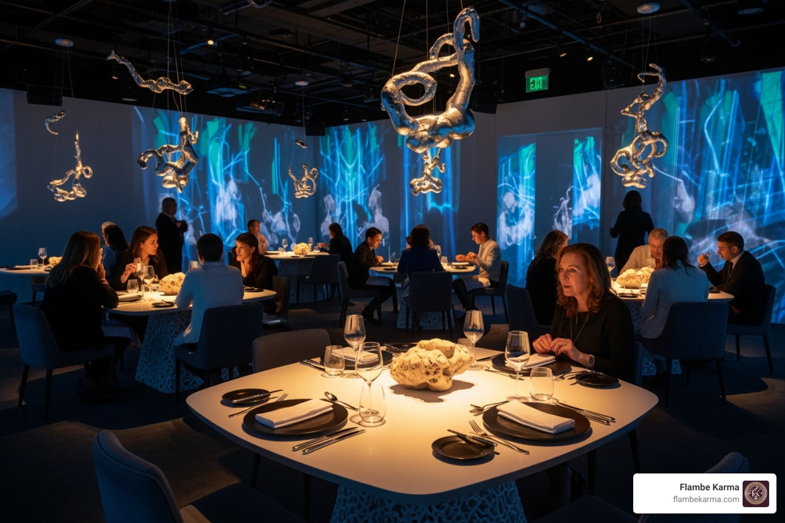 cool experience restaurants immersive dining room